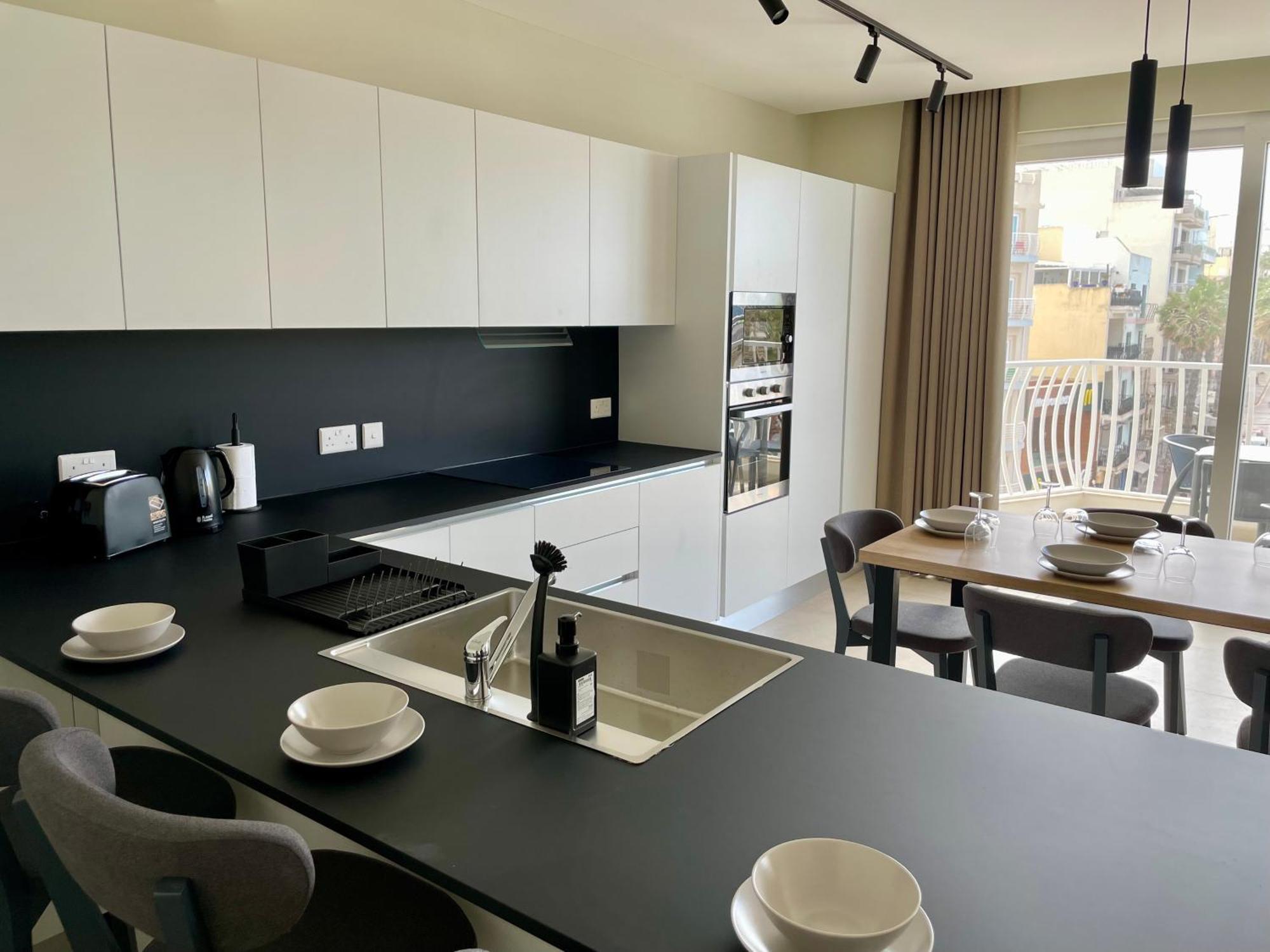 סיינט פול ביי Bugibba Square Seafront Lux Apartments By Holi מראה חיצוני תמונה