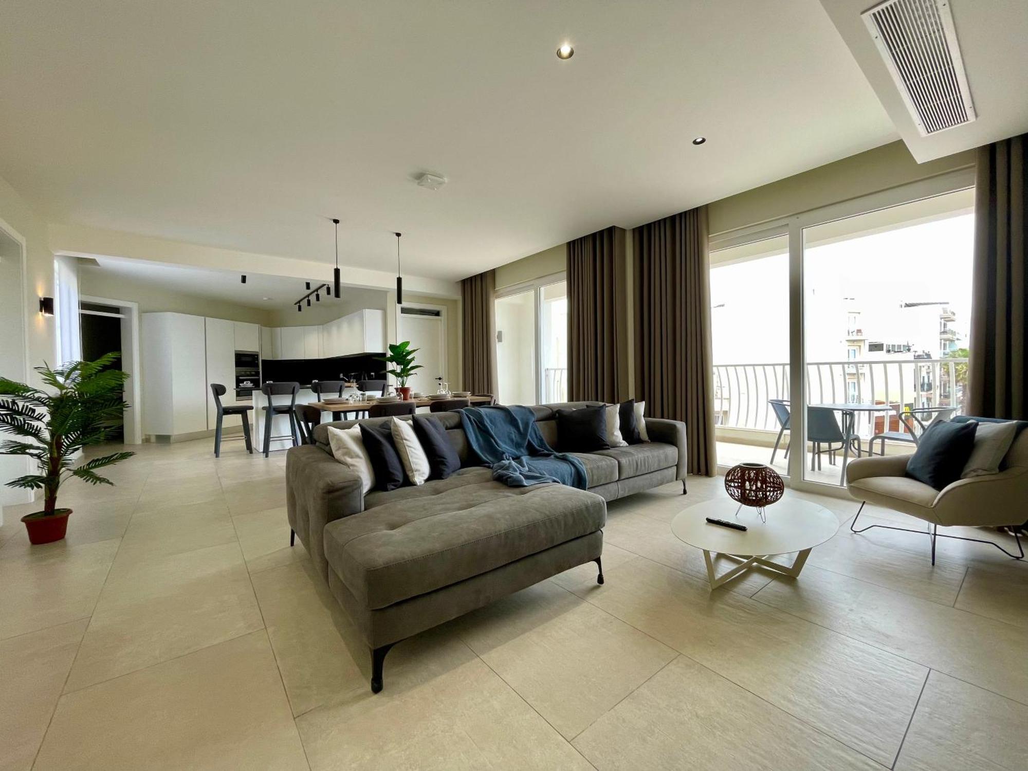 סיינט פול ביי Bugibba Square Seafront Lux Apartments By Holi מראה חיצוני תמונה