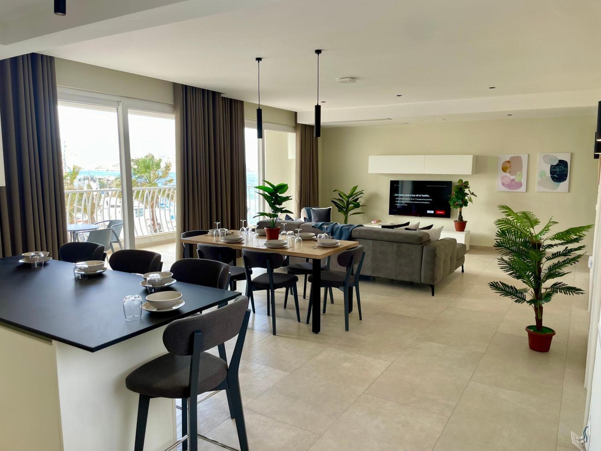 סיינט פול ביי Bugibba Square Seafront Lux Apartments By Holi מראה חיצוני תמונה