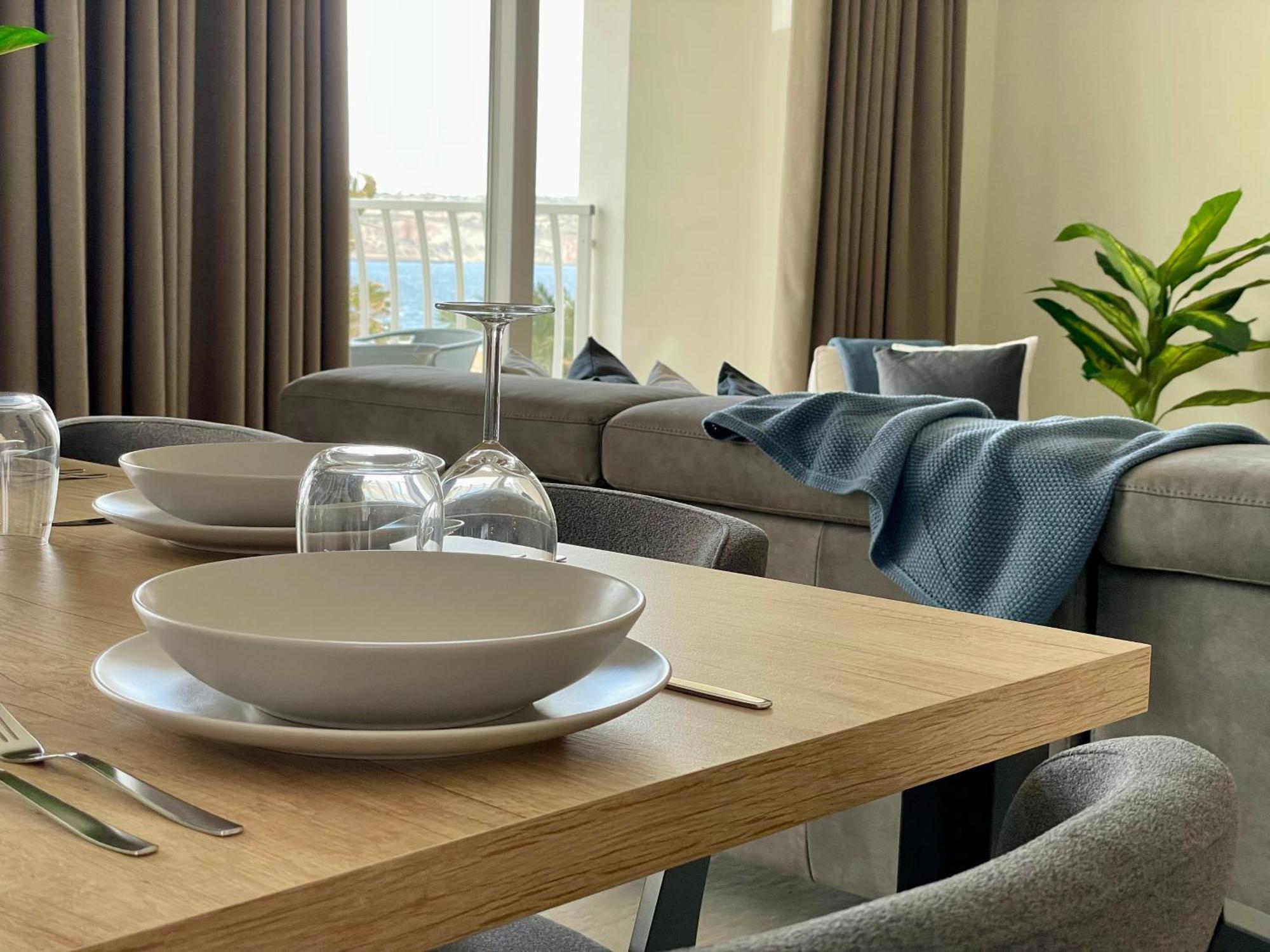 סיינט פול ביי Bugibba Square Seafront Lux Apartments By Holi מראה חיצוני תמונה