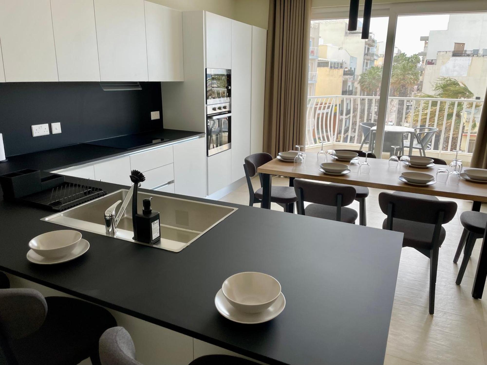 סיינט פול ביי Bugibba Square Seafront Lux Apartments By Holi מראה חיצוני תמונה