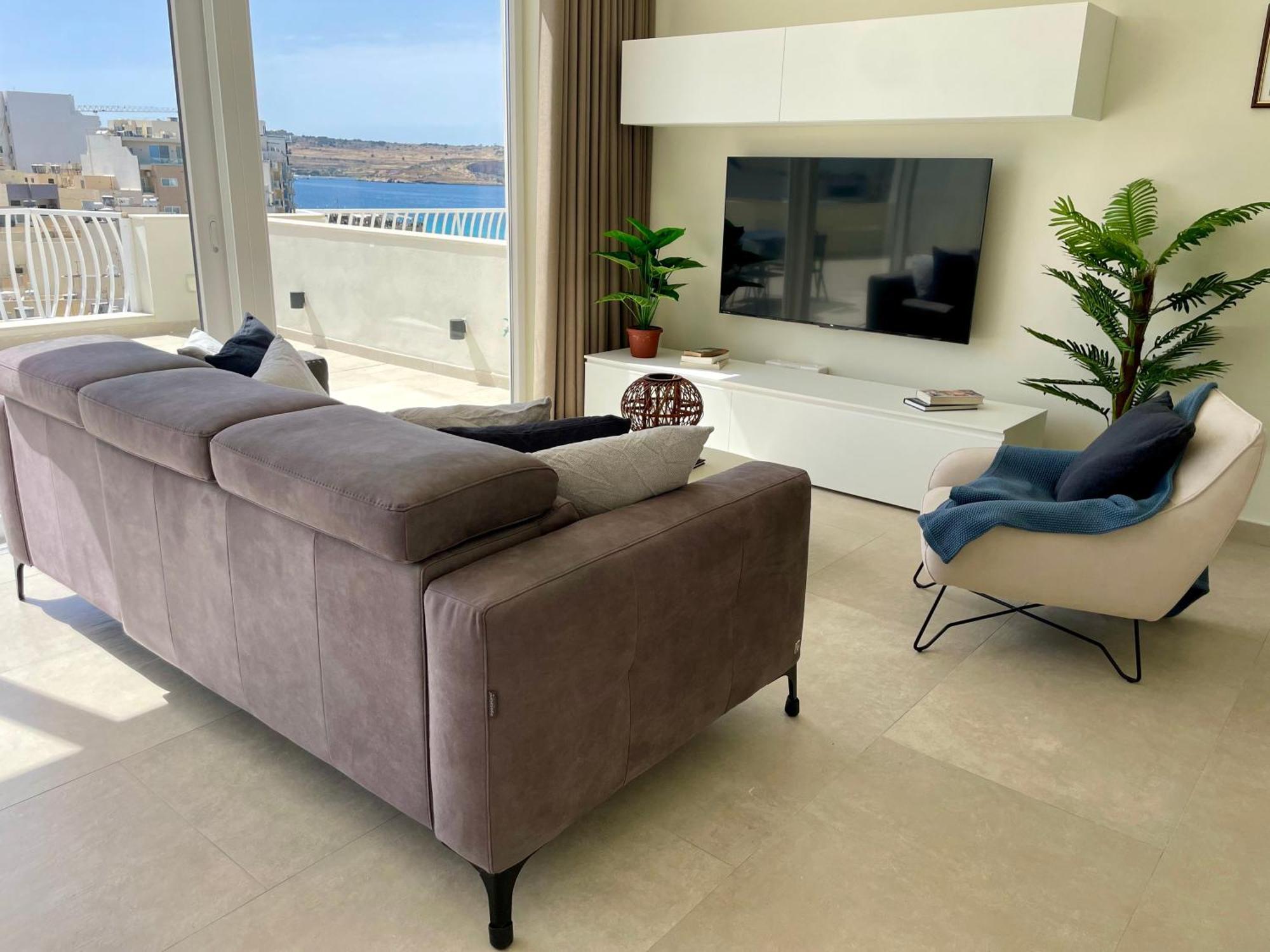 סיינט פול ביי Bugibba Square Seafront Lux Apartments By Holi מראה חיצוני תמונה