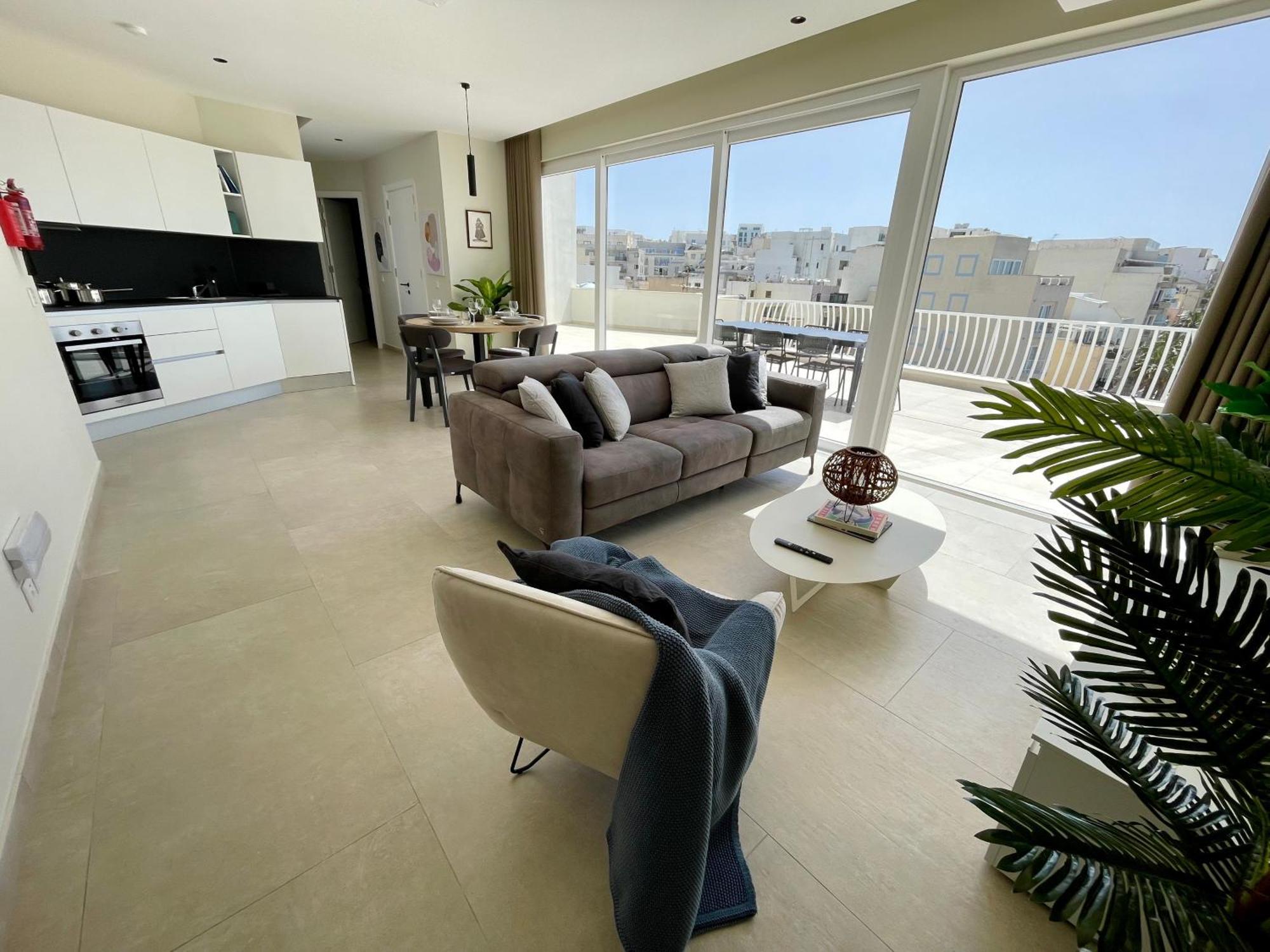 סיינט פול ביי Bugibba Square Seafront Lux Apartments By Holi מראה חיצוני תמונה